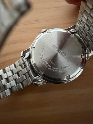 Reloj Seiko Hombre Original Plata Blanco