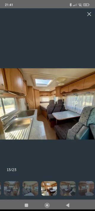 Autocaravana perfilada Fiat Ducato 2.8 jdt