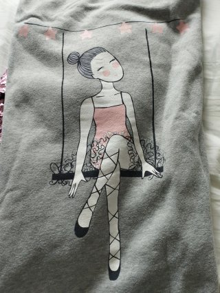 Sudadera Anabel Lee gris y rosa lentejuelas