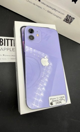 Iphone 12 128GB//BAT100%!!GARANTÍA!!CAMBIOS!!
