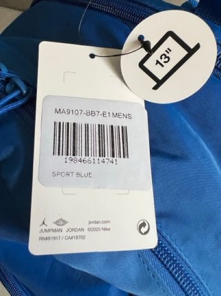 Mochila Jordan Azul Nueva
