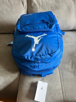 Mochila Jordan Azul Nueva