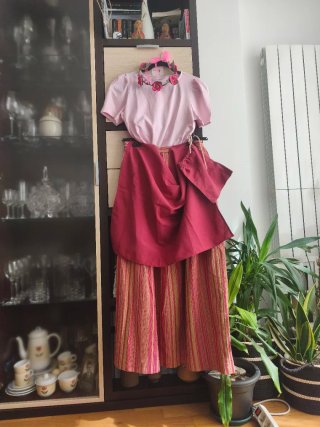 Traje medieval mujer talla M