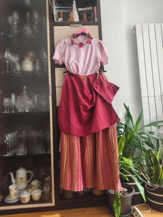 Traje medieval mujer talla M