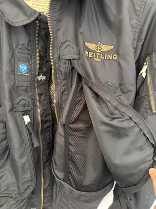 Chaqueta Alpha Industries x Breitling nueva L