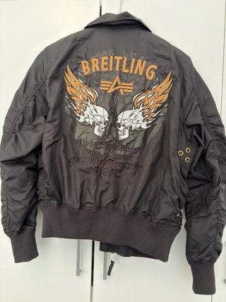 Chaqueta Alpha Industries x Breitling nueva L