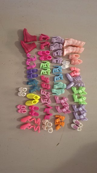 Lote de Zapatos Barbie