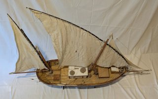 Maqueta Barco Pesquero Mediterráneo Artesanal