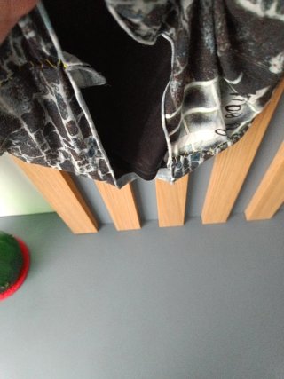 Vestido Jota Mas Ge Talla 42 Negro Gris