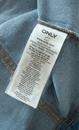 Chaqueta tejana Only azul