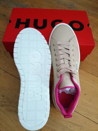 Zapatillas Hugo Boss Mujer Talla 42 Beige/Rosa
