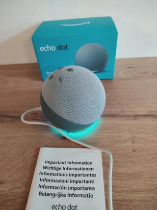 Amazon Echo Dot 4 gen turchese