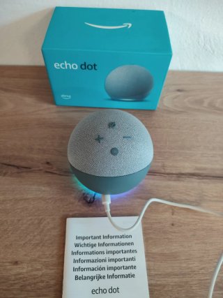 Amazon Echo Dot 4 gen turchese