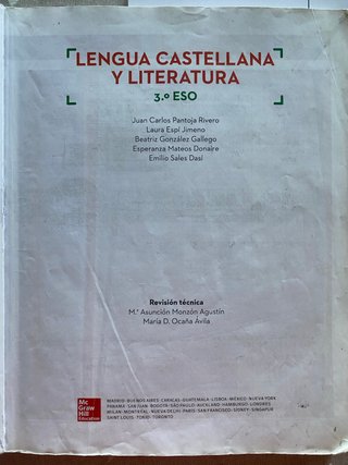 LA+SB Lengua castellana y Literatura 3 ESO