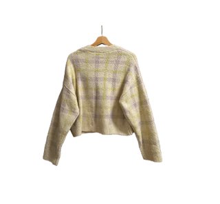 Cárdigan Pull&Bear beige cuadros