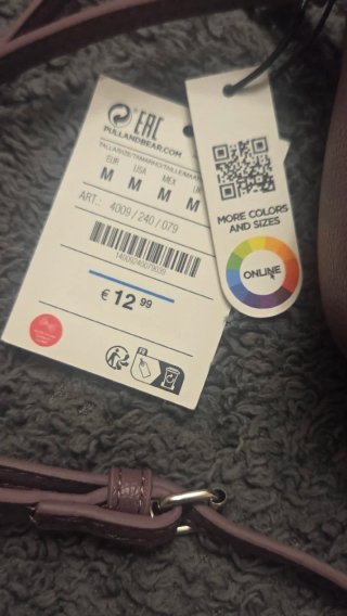 Bolso bandolera Pull&Bear morado