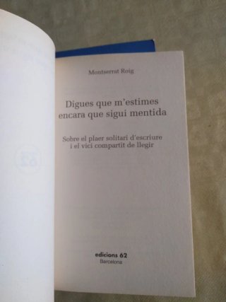 Montserrat Roig - Tres llibres imprescindibles