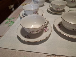 Servizio da tè vintage porcellana