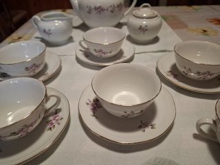 Servizio da tè vintage porcellana