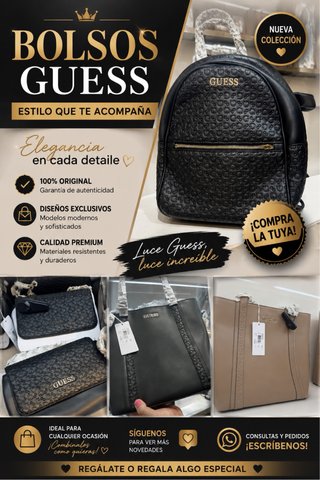 Bolsos Guess: Mochilas y Bandoleras