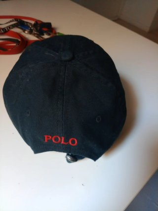 Gorra Polo Ralph Lauren Negra Roja Hombre