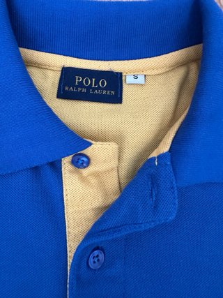 Polo Ralph Lauren Talla S Azul y Amarillo