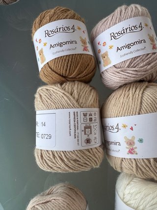 Lote 28 mini ovillos algodón Catania Amigurumi