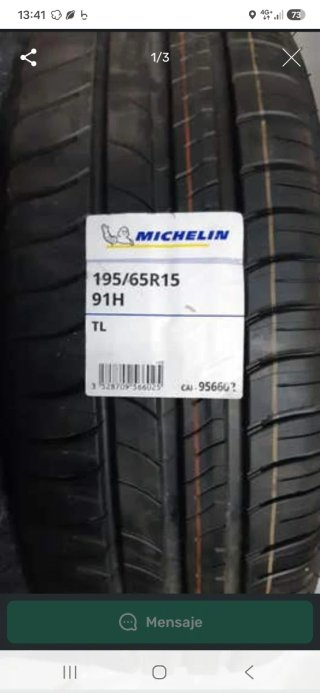 Neumáticos Michelin 195/65R15 91H