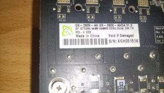 Tarjeta Gráfica XFX GeForce GTX 260.