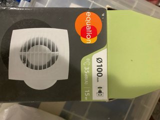 Extractor Baño Equation 100mm 35dB 15W