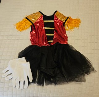 Disfraz Mayoret con guantes
