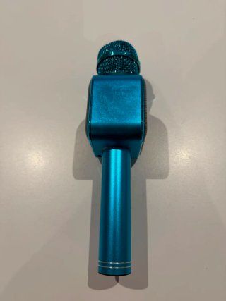 Micrófono Karaoke Azul Juguete Niños