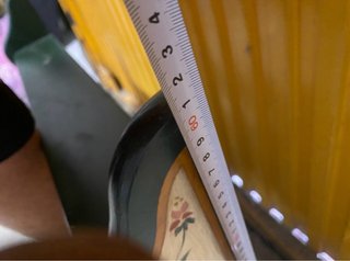 Estantería de madera maciza  pintada a mano