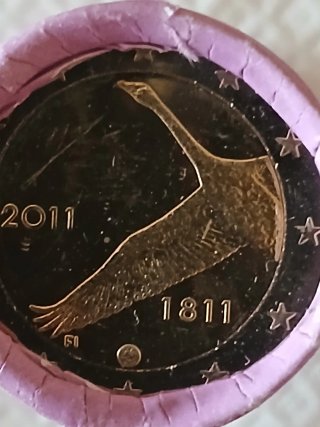 Moneda Finlandia 2011 Cisne