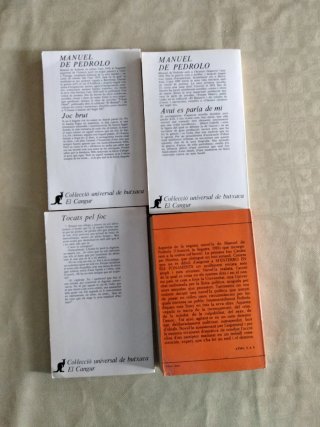 Manuel de Pedrolo - Quatre llibres