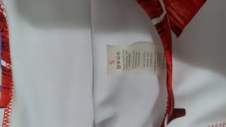 Bikini rojo y blanco Talla S