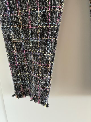 Conjunto pantalón tweed multicolor