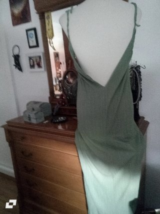 Vestido verde tirantes