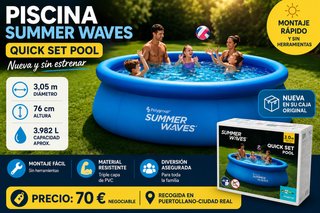 Piscina Summer Waves Quick Set Nueva