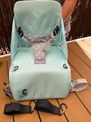 Trona portátil CALACOD nueva + ganchos carrito