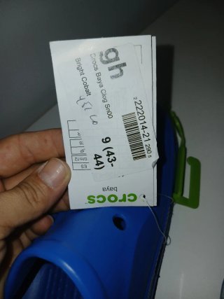 Crocs Azules Talla 43 / 44