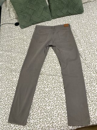 Pantalón Massimo Dutti Slim Fit Gris