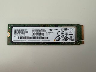 Samsung 1TB 1 TB SSD nvme pcie m.2