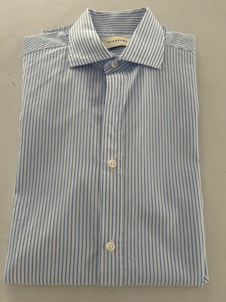 Camisa rayas azul y blanca SCSLPERS Talla 38