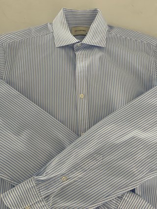 Camisa rayas azul y blanca SCSLPERS Talla 38
