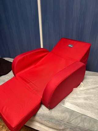 Sillón infantil Chicco rojo extensible