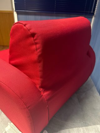 Sillón infantil Chicco rojo extensible