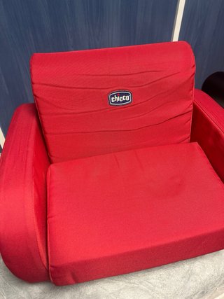Sillón infantil Chicco rojo extensible
