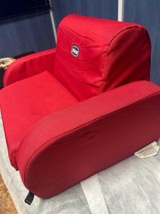 Sillón infantil Chicco rojo extensible