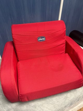 Sillón infantil Chicco rojo extensible